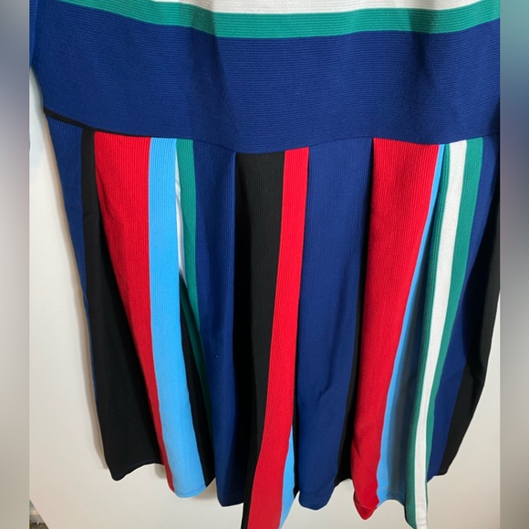 #514 ELOQUII Opposing Striped Knit Dress size 18 NWT - Picture 4 of 12